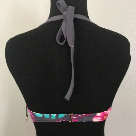 NEW Shade & Shore Swimsuit Halter Bikini Top - Picture 3 of 4